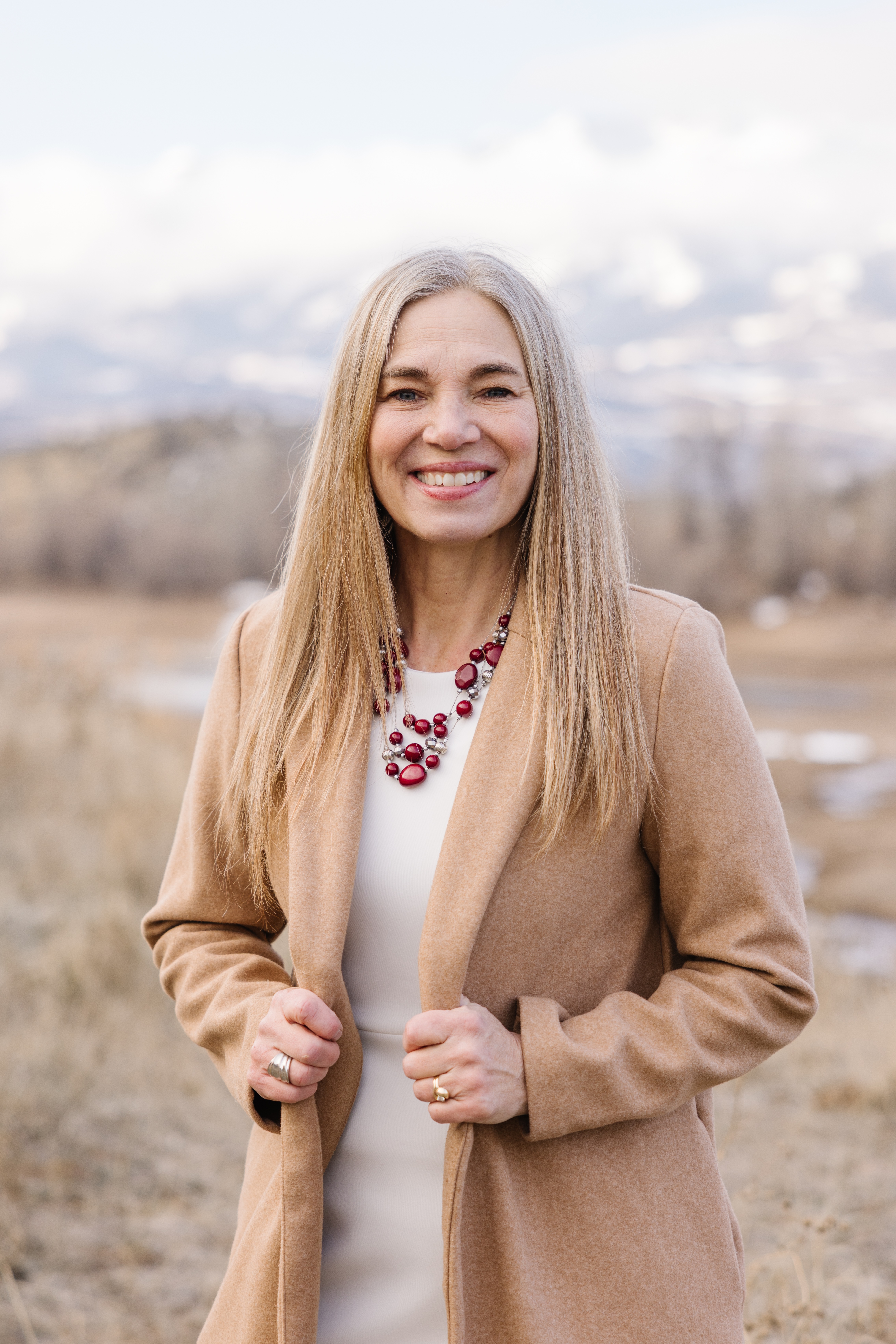 Woman smiling