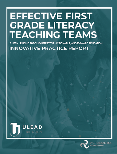 Thumbnail cover of the first grade literacy teams report